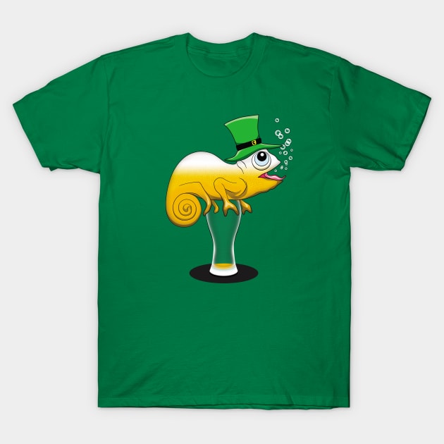 Funny St Patricks day Beer drinking animal T-Shirt by TMBTM